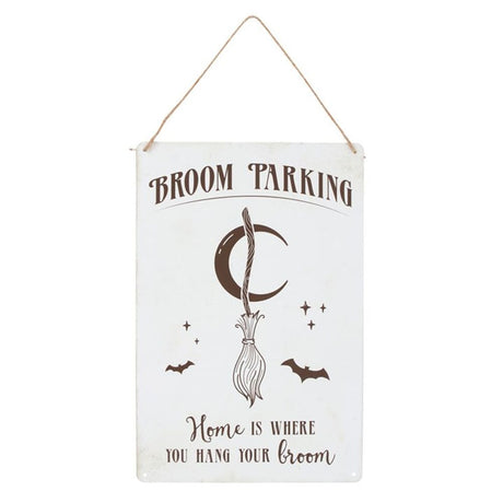 Broom Parking Metal Sign - Signs & Plaques at Gift Moments