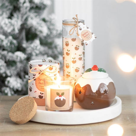 Christmas Pudding Candle - Candles at Gift Moments