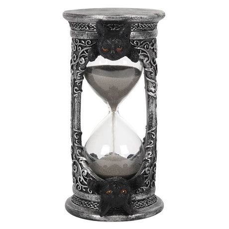 Black Cat Hourglass Timer 17cm - at Gift Moments