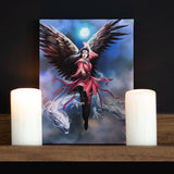 Air Element Sorceress Canvas Plaque by Anne Stokes - Wall Art at Gift Moments