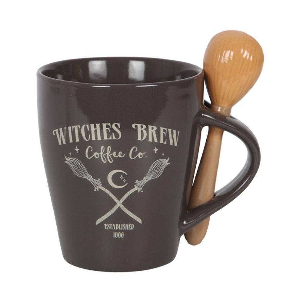 Witches Brew Coffee Co. Mug and Spoon Set - Mugs at Gift Moments