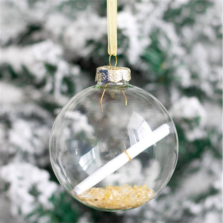 Citrine Manifestation Christmas Bauble Kit - at Gift Moments