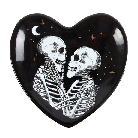 Skeleton Couple Heart Trinket Dish - at Gift Moments