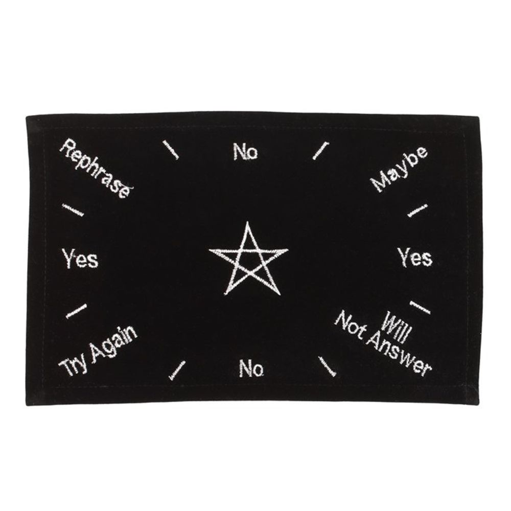 Embroidered Pentacle Pendulum Mat - at Gift Moments