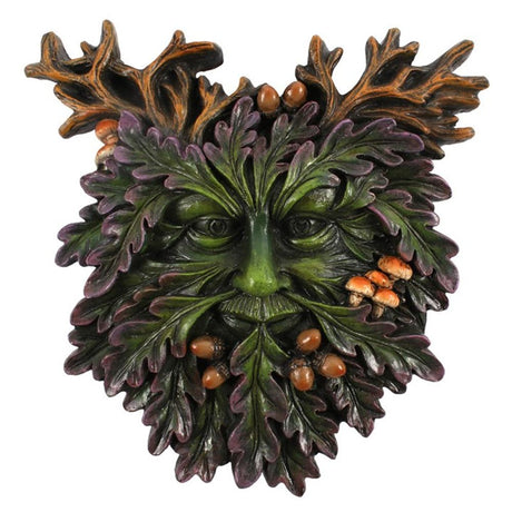 Small Green Man Face Plaque - at Gift Moments