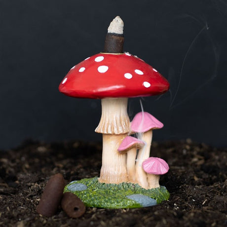 Whimsical Mushroom Backflow Incense Burner - Incense Holders at Gift Moments