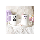 Mr and Mrs Boo Ghost Shaped Mug Set - Mugs at Gift Moments