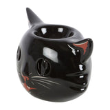 Spooky Black Cat Oil Burner - Oil & Wax Burners at Gift Moments