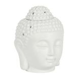 Matte White Buddha Head Oil Burner: 2 - Oil & Wax Burners By Gift Moments