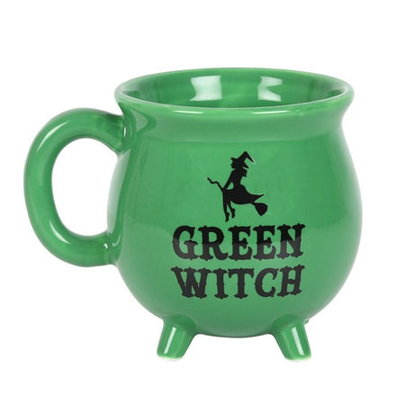 Green Witch Cauldron Mug - Mugs at Gift Moments