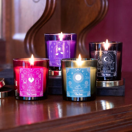 Star Lavender Tarot Candle - Candles at Gift Moments