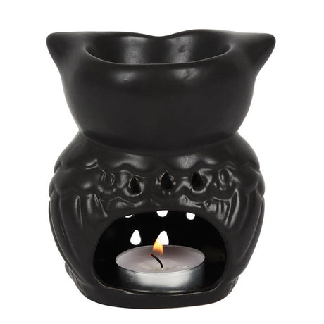 Black Owl Oil Burner - Oil & Wax Burners at Gift Moments