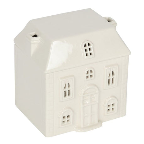 White Ceramic House Oil Burner - Oil & Wax Burners at Gift Moments