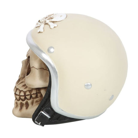 Skull Ornament with Helmet - at Gift Moments