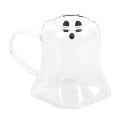 Ghost Shaped Glass Mug - Mugs at Gift Moments