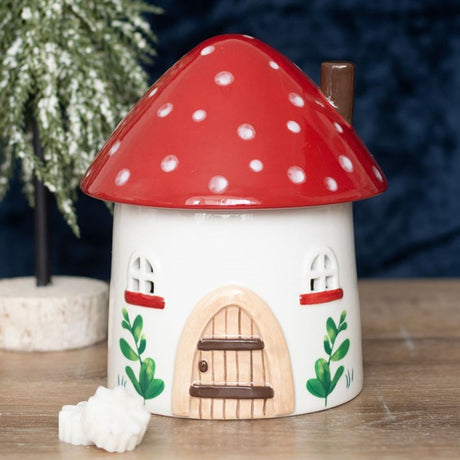 Mushroom House Oil Burner & Wax Warmer - Oil & Wax Burners at Gift Moments