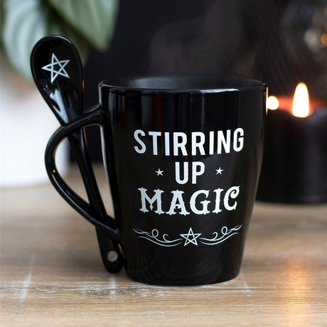 Stirring Up Magic Mug and Spoon Set - Mugs at Gift Moments