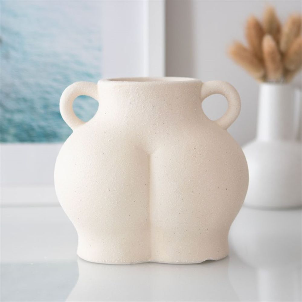 Cream Speckle Bum Plant Pot - Pots & Planters at Gift Moments