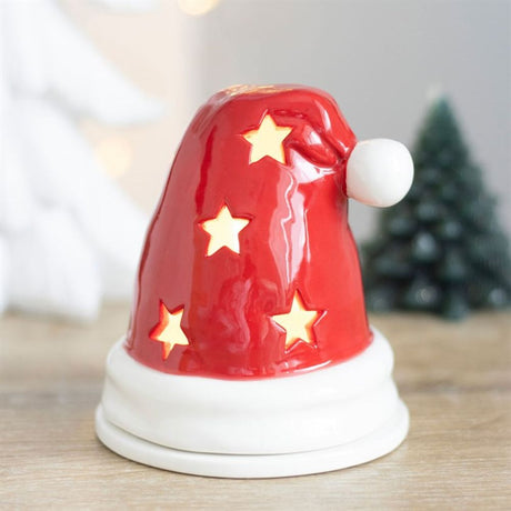 Santa Hat Incense Cone Burner and Tealight Holder - Oil & Wax Burners at Gift Moments