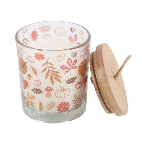 Autumn Leaves Warm Vanilla Candle - Candles at Gift Moments