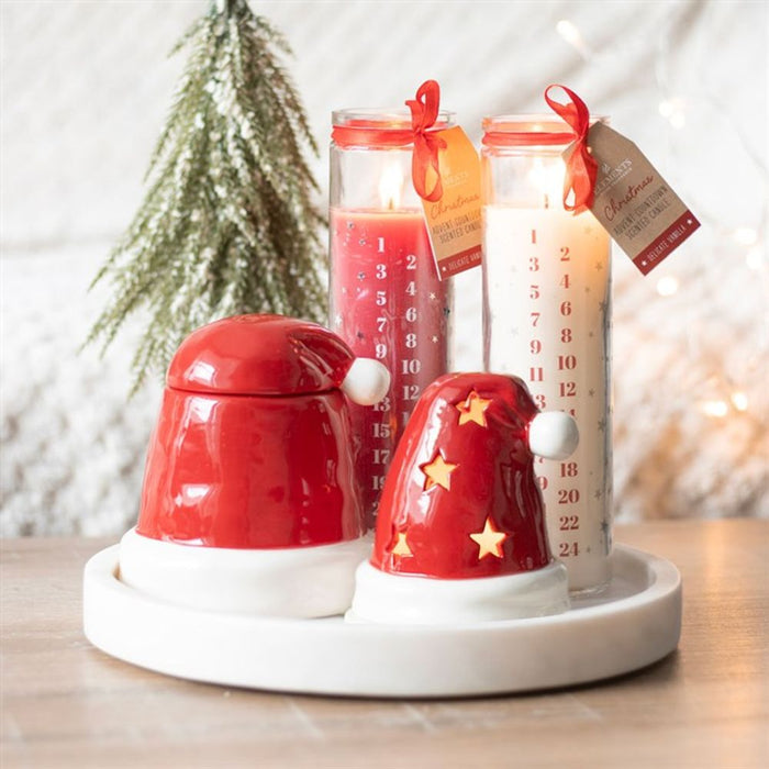 Christmas candles, holders and fragrances