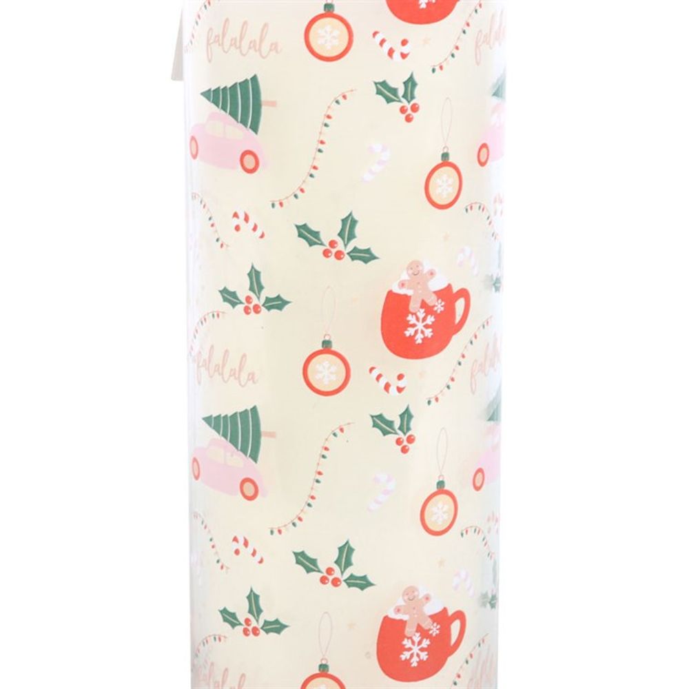 Sugarplum Fun Christmas Print Tube Candle - Candles at Gift Moments