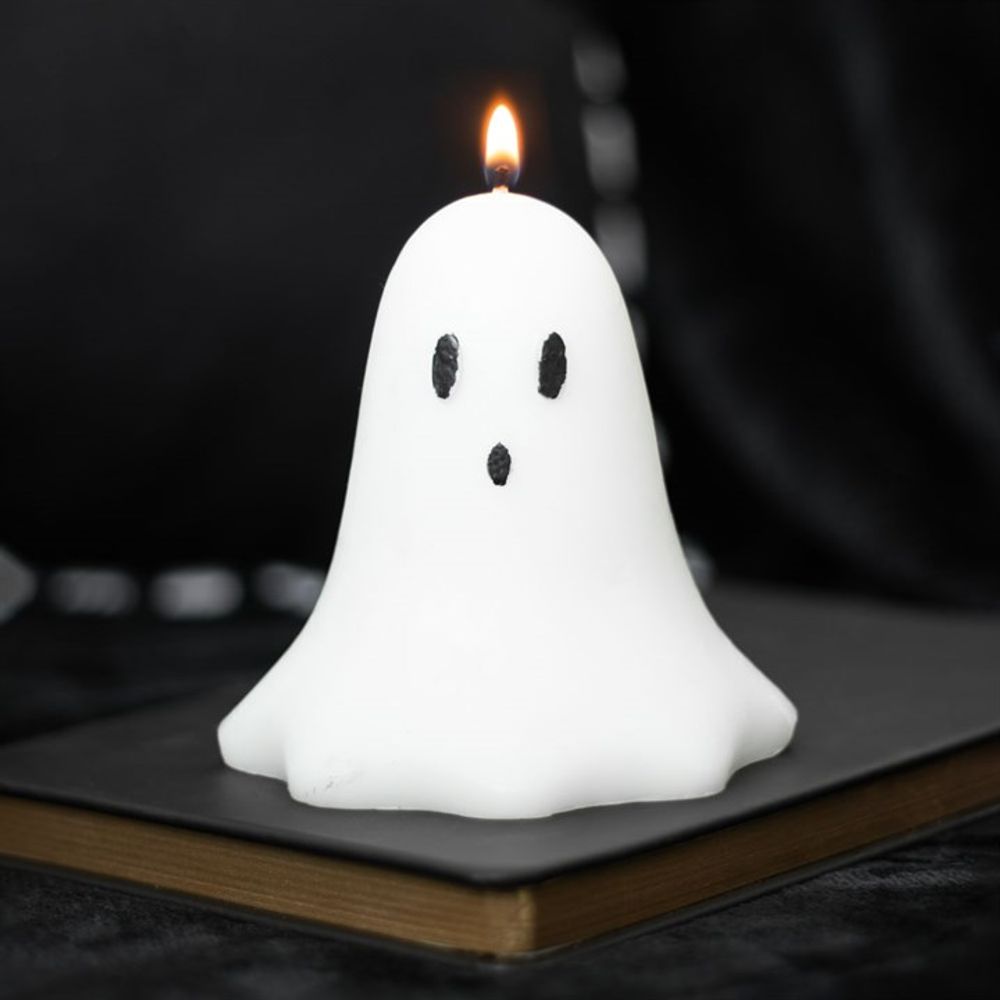 Unscented Ghost Candle 10cm - Candles at Gift Moments