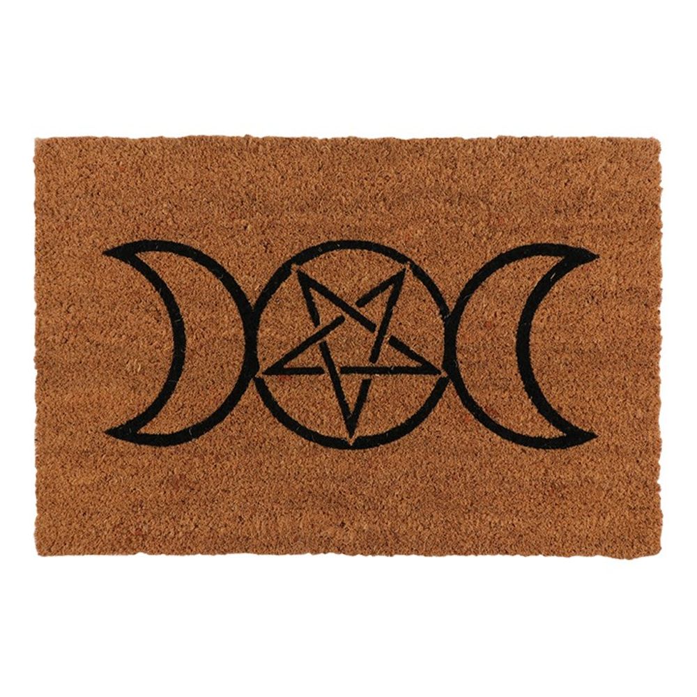 Natural Triple Moon Doormat - Doormats at Gift Moments