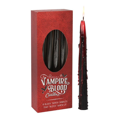 Vampire Blood Taper Candles - Set of 8 - Candles at Gift Moments