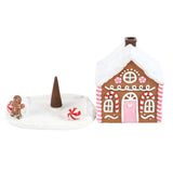 Pink Gingerbread House Incense Cone Burner - Incense Holders at Gift Moments