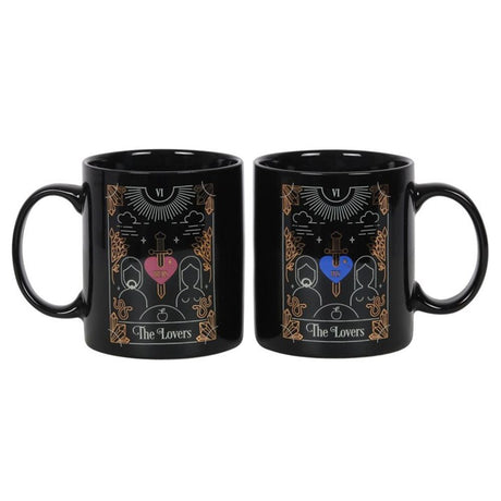 The Lovers Tarot Couples Mug Set - Mugs at Gift Moments