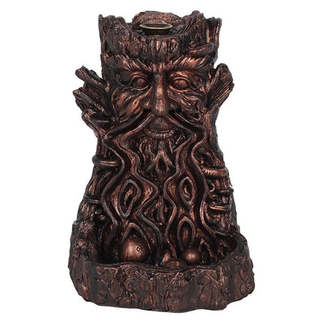 Bronze Effect Tree Man Backflow Incense Burner - Incense Holders at Gift Moments