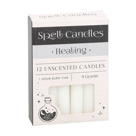 Pack of 12 Healing Spell Candles - Candles at Gift Moments