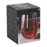 Witches Brew Stemless Wine Glass - Glassware at Gift Moments