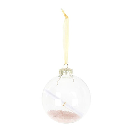 Rose Quartz Manifestation Christmas Bauble Kit - at Gift Moments