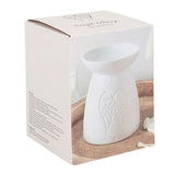 White Ceramic Angel Wings Oil Burner - Oil & Wax Burners at Gift Moments