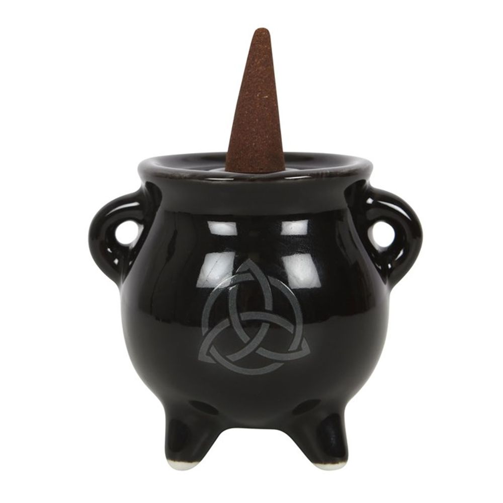 Triquetra Cauldron Ceramic Incense Holder - Incense Holders at Gift Moments