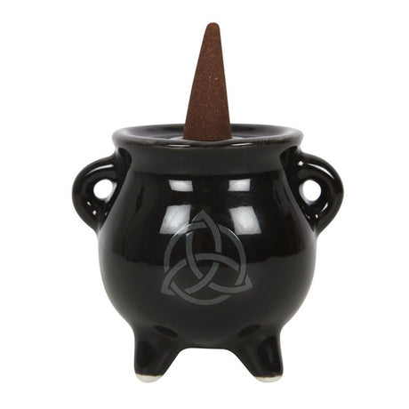 Triquetra Cauldron Ceramic Incense Holder - Incense Holders at Gift Moments