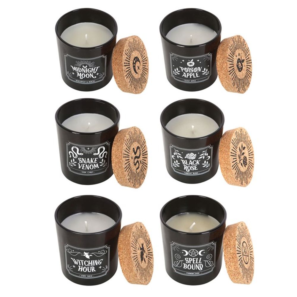 Set of 6 Midnight Ritual Candles - Candles at Gift Moments