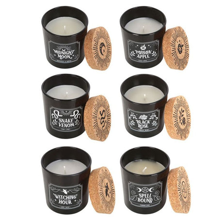 Set of 6 Midnight Ritual Candles - Candles at Gift Moments