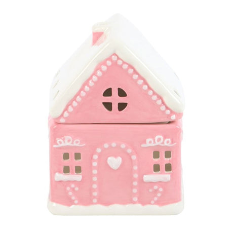 Pink Gingerbread House Oil Burner - Oil & Wax Burners at Gift Moments