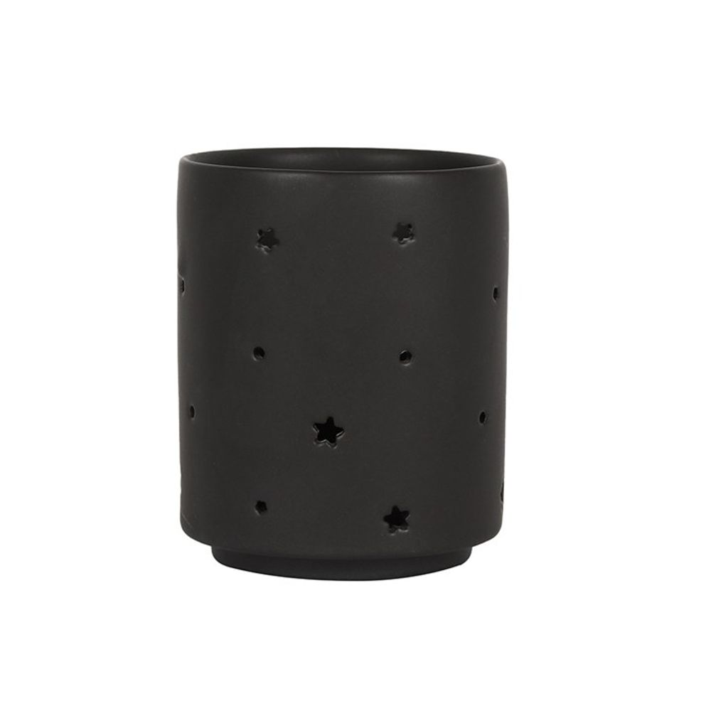 Small Black Triple Moon Cut Out Tealight Holder - Candle Holders at Gift Moments