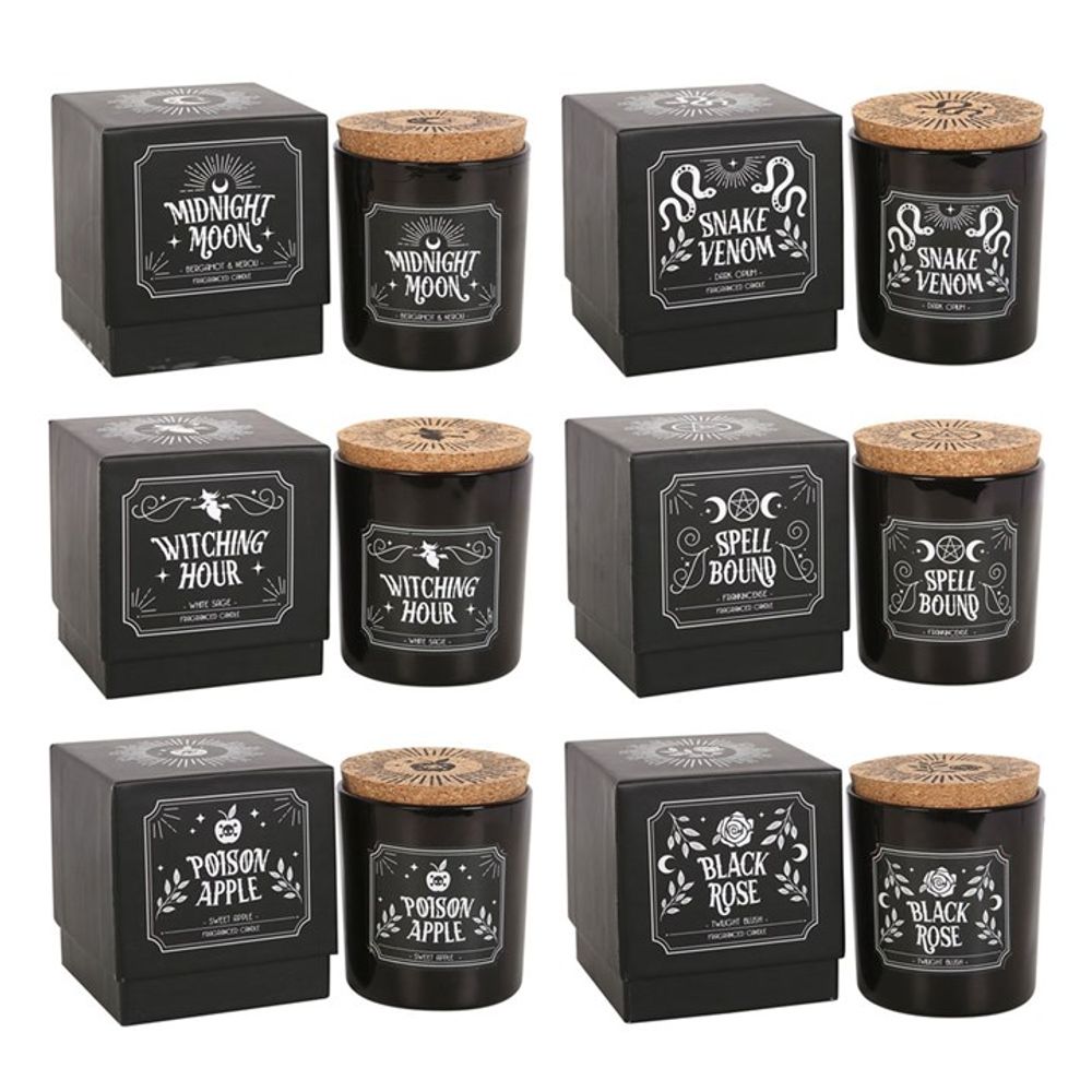 Set of 6 Midnight Ritual Candles - Candles at Gift Moments