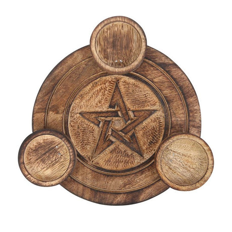 Pentagram Tea Light Candle Holder - Candle Holders at Gift Moments