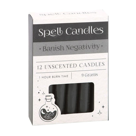 Banish Negativity Spell Candles - Pack of 12 - Candles at Gift Moments