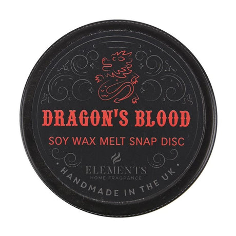 Dragon's Blood Soy Wax Snap Disc - at Gift Moments