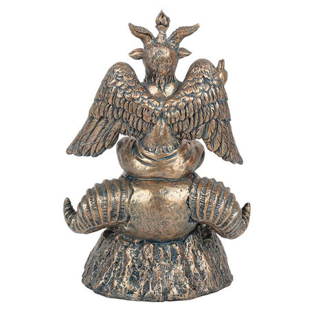 Gold Baphomet LED Backflow Incense Burner - Incense Holders at Gift Moments