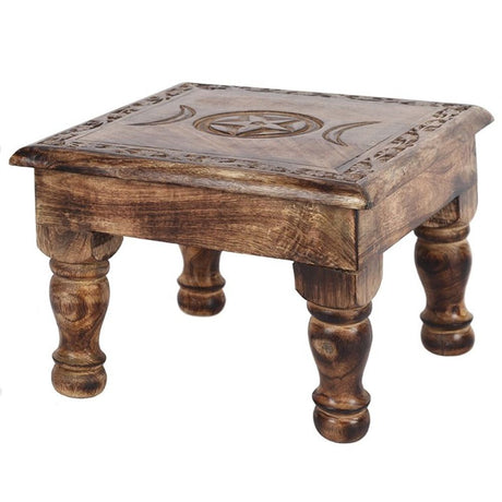 Triple Moon Altar Table with Detailed Border - at Gift Moments