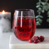 Witches Brew Stemless Wine Glass - Glassware at Gift Moments