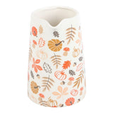 Autumn Leaves and Pumpkins Ceramic Flower Jug - Vases & Plant Pots at Gift Moments